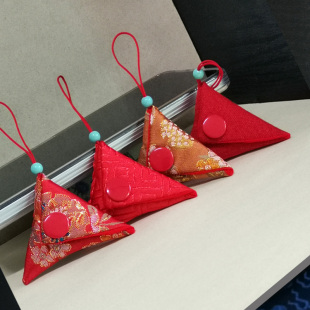 手机挂件符袋装 护身符小布袋平安符保护套手机链饰品袋手机小吊坠