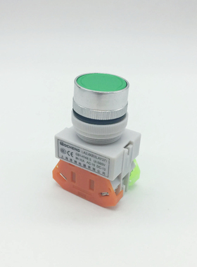 明尔电器Y090 LAY37 LA125D-11BN 自复自锁圆钮按钮开关港博森奥