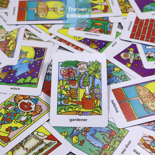 跨境英语启蒙Game Cards游戏卡片英文桌游牌互动
