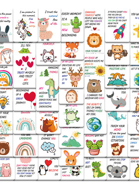 跨境全英文Flashcard励志文字明信片激励祝福短语ins创意励志卡片