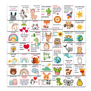 跨境全英文Flashcard励志文字明信片激励祝福短语ins创意励志卡片