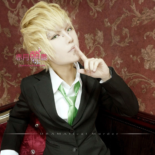 萌香家Dramatical Murder假发诺伊兹假毛月岛萤cosplay假发