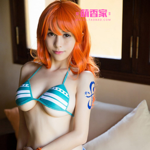 萌香家海贼王假发两年后娜美 COSPLAY假发