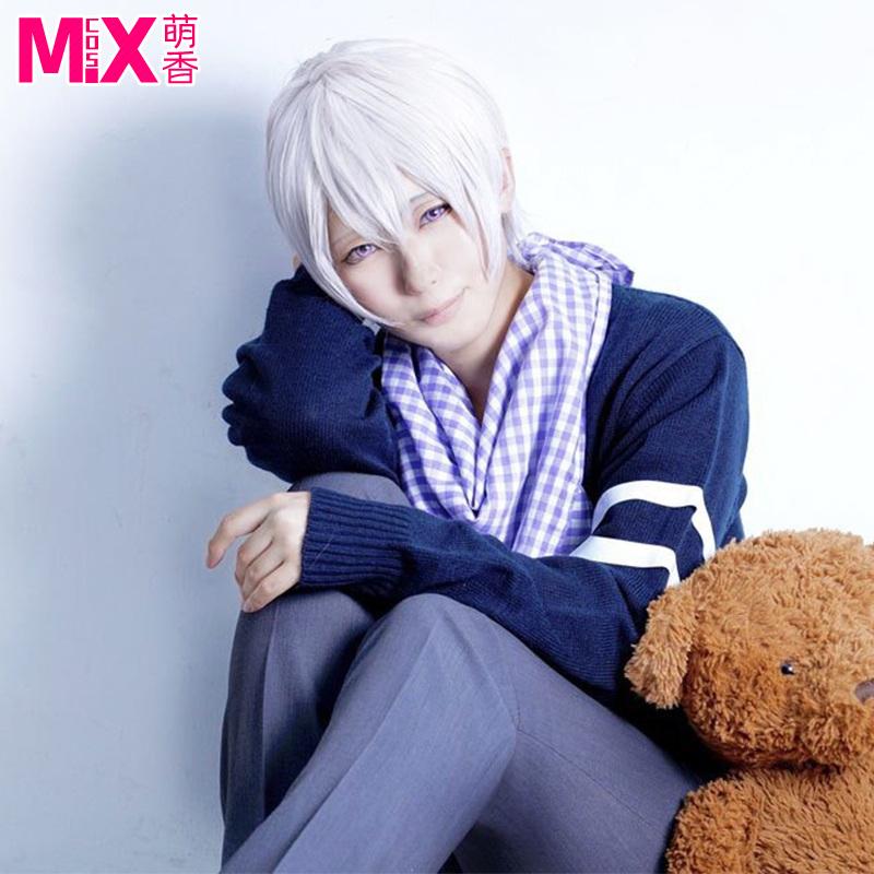 萌香家银白色假发逢坂壮五银