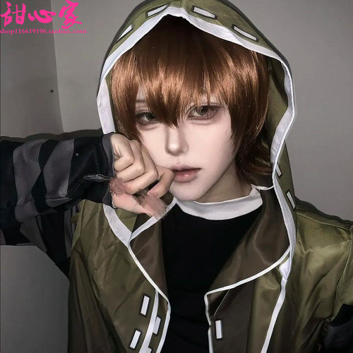 萌香家第五人格 佣兵 皮肤 弹簧手 奈布 日常cosplay假发棕色现货