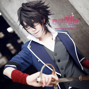 萌香家 K/宗像礼司/黑色/短发反翘/现货/伏见猿比古cosplay假发