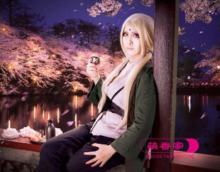 萌香家火影忍者假发纲手婆婆假毛小叽白俄犬夜叉cosplay假发