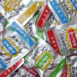 满师傅豆干豆腐干卤五香干湖南零食品麻香辣3-6种锡纸小包装500g