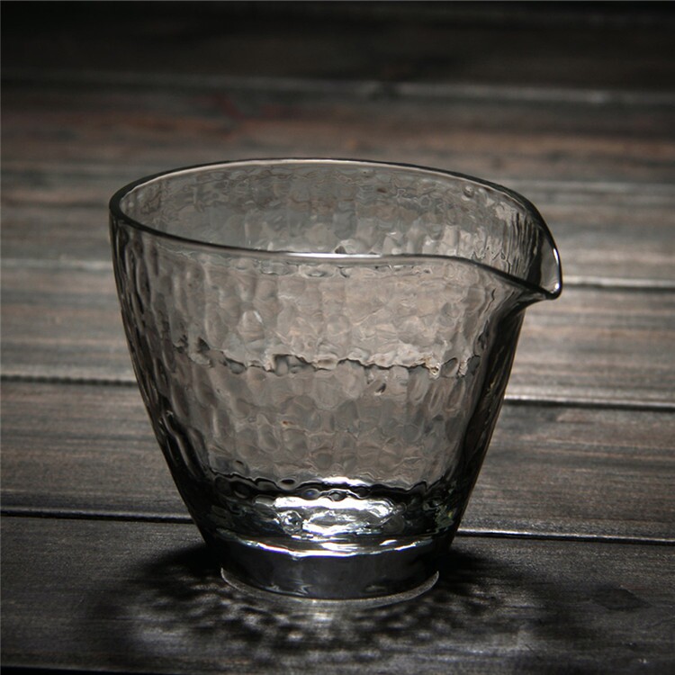 艾芳贝儿日式锤目纹玻璃公杯加厚公道杯分杯匀杯分茶器功夫茶具
