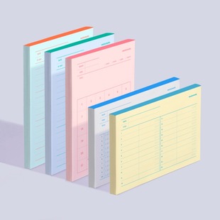 【四件包邮】motemote可撕便签本随手记时间轴单词本任务清单打卡