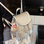 休闲百搭小众女式 双肩包2025新款 精致迷你小书包出游旅行包后背包