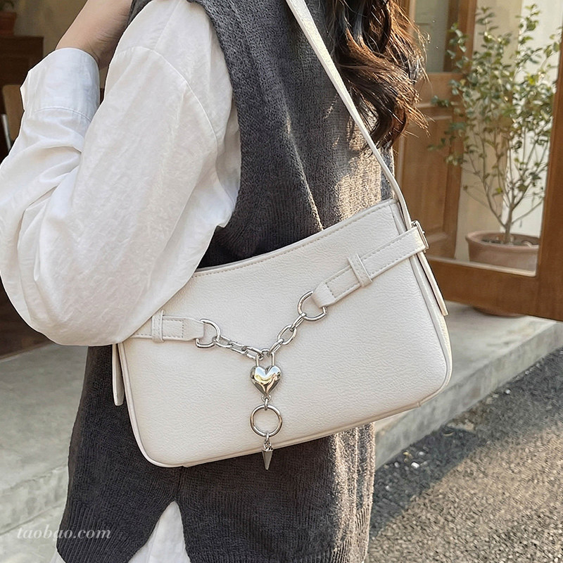 高级质感通勤女士单肩腋下包2026春夏季新款外出小拎包时尚小方包,箱包皮具/热销女包/男包,小方包,淘宝优惠券,粉丝福利购,淘宝优惠卷