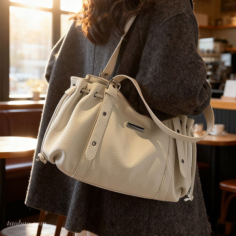 休闲通勤外出单肩手提包