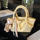 时尚 夏季 2026新款 小包包女式 百搭斜挎包超火手提水桶包小拎包 爆款