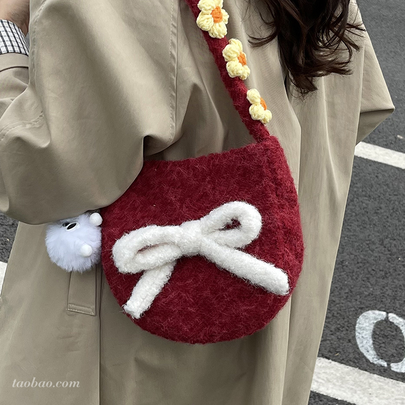 2025新款可爱毛绒小包