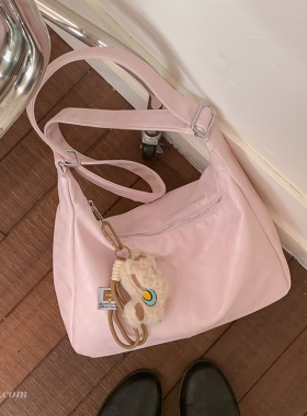 松弛感大容量包包女2026新款休闲通勤单肩斜挎包春夏季爆款hobo包