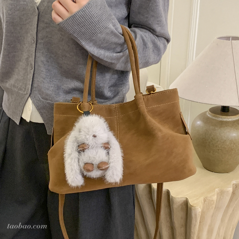 流行磨砂质感复古小拎包