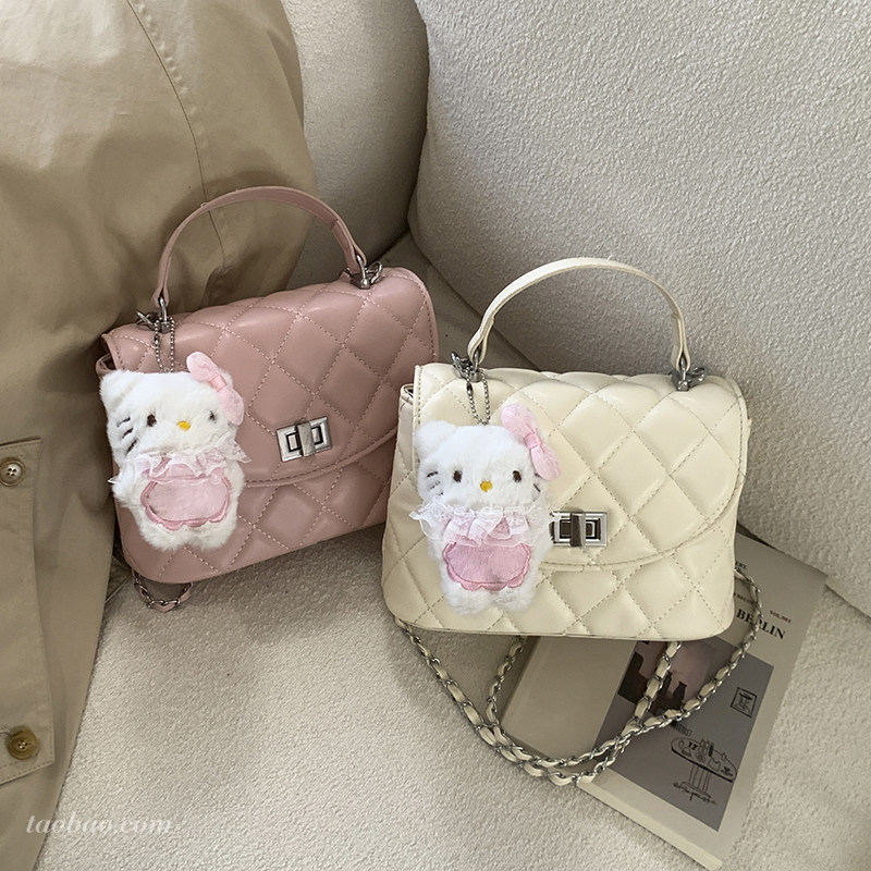 春夏季爆款包包女2026新款时尚百搭链条斜挎包精致超火手提小方包,箱包皮具/热销女包/男包,小方包,淘宝优惠券,粉丝福利购,淘宝优惠卷