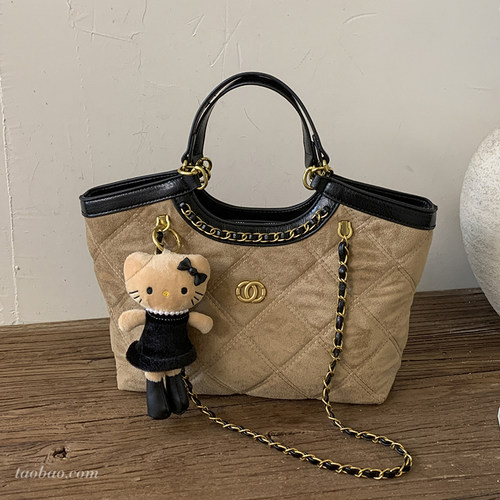 2025新款磨砂水桶包百搭单肩斜挎