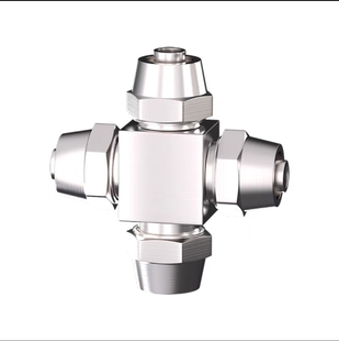 瑞沃尔PZA气动快速快插接头十字四通PZA 12mm快拧快插