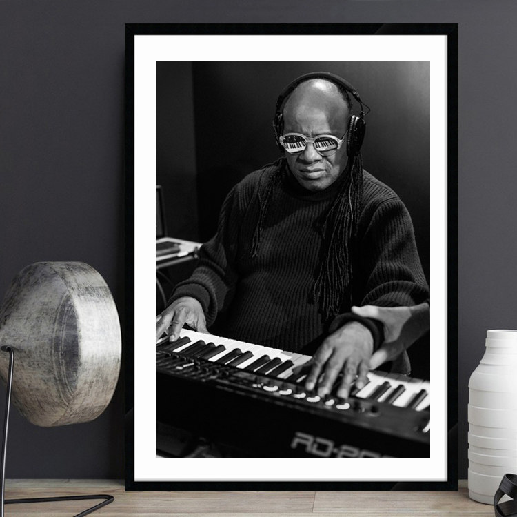 stevie wonder 史提夫·汪达 音乐海报装饰画 餐厅 ktv 酒吧 挂画