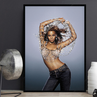 KTV 音乐明星海报餐厅酒吧酒店时尚 性感美女挂画 碧昂丝 Beyonce