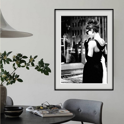 卧室复古怀旧赫本装饰画