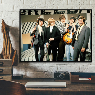 The Rolling Stones 滚石乐队摇滚音乐海报装饰画吉他琴行墙挂画
