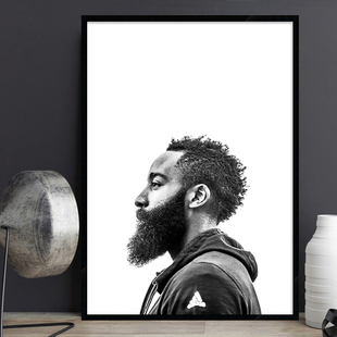 James Harden詹姆斯·哈登 NBA球星明星海报篮球馆健身房酒吧挂画