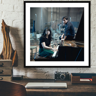 Martha Argerich 阿格里奇古典钢琴家音乐家琴房教室有框装饰挂画