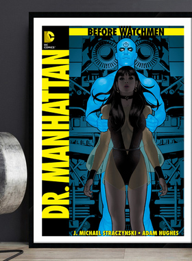 Watchmen守望者 经典科幻电影海报装饰画 DC漫画餐厅酒吧有框挂画