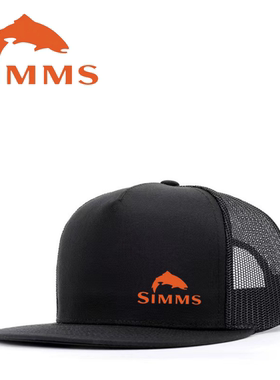 2024新款SIMMS钓鱼帽子网帽喜哈帽透气路亚帽海钓帽飞蝇帽鸭舌帽