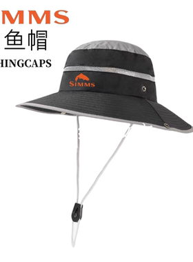 2024新款SIMMS钓鱼帽子防水防风透气路亚帽海钓矶钓帽飞蝇鸭舌帽