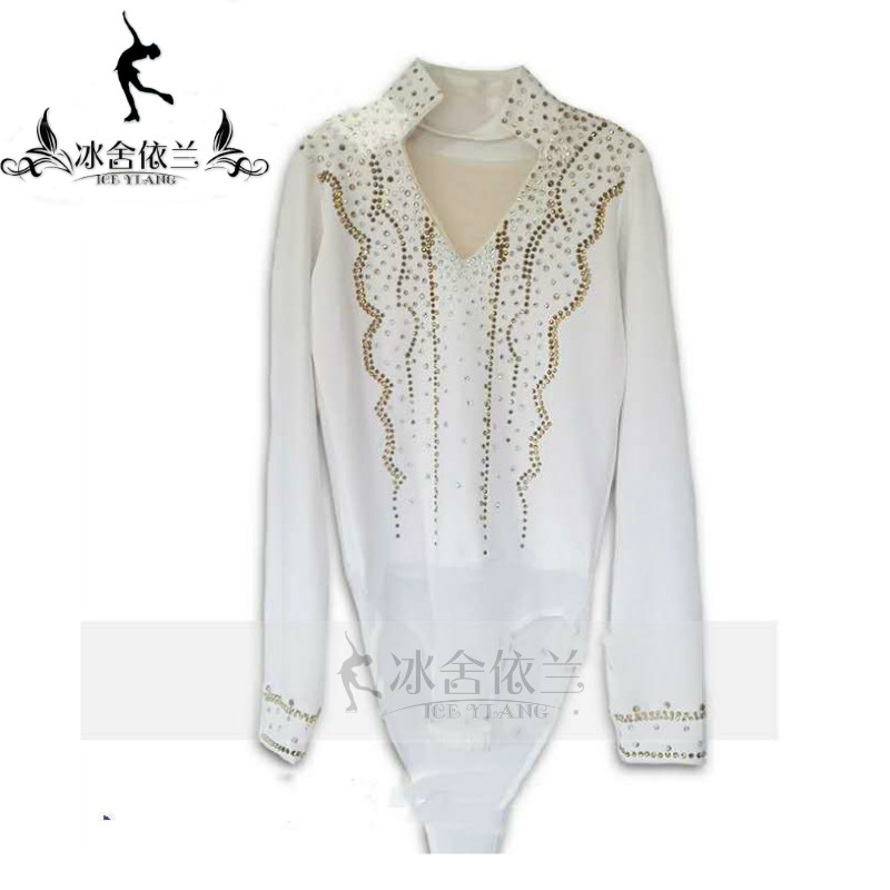冰舍依兰 男式  男童花样滑冰表演服 滑冰考级专用服装