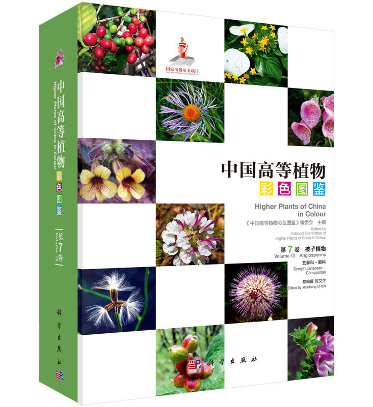 中国高等植物彩色图鉴 第七卷 被子植物 玄参科/菊科