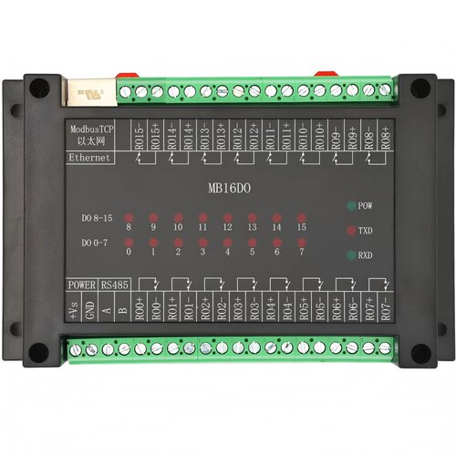 16路继电器输出模块RS485/MODBUS