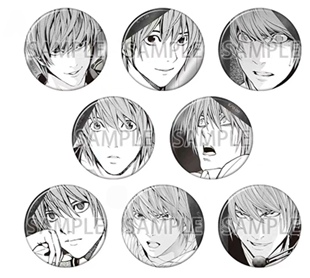 『日谷正版现货』死亡笔记原画人物徽章夜神月&弥海砂&L