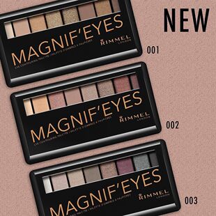 日本原装 现货 RIMMEL限定MAGNIFEYES眼部防水防汗8色眼影彩盘
