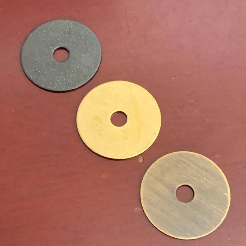 昊天斋铜垫片素面复古老式中式明清仿古家具纯铜平垫圈五金配件