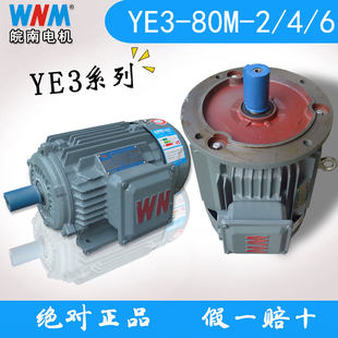 安徽皖南电机YE3超高效率三相异步电动机4极1400转全铜电机380v