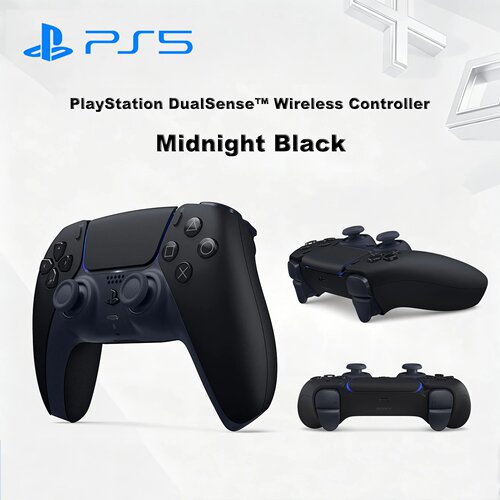索尼PS5原装无线控制器 PlayStation5 DualSense迷彩游戏手柄黑色
