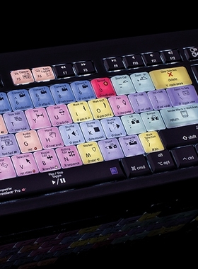 Adobe Premiere Pro CC Mac 背光带线键盘LKB-PPROCC-A2M-US