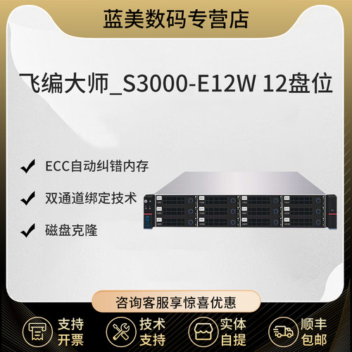 飞编大师万兆机架式网络存储