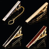 2022新款 保安领夹 简约男女别针韩版 男士 金色银色领带夹商务正装