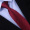 Special price impulse 8cm zippered wine red striped tie