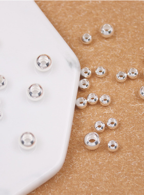 DIY999纯银编织配件手工转运珠