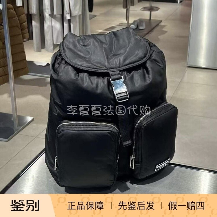 Burberry博柏利男女同款尼龙双肩背包大号小号书包休闲户外9.2 4