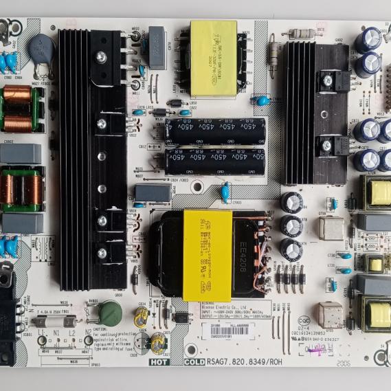 海信 RSAG7.820.8349 电源板HZ65A65 HA65A66E 双电容2针