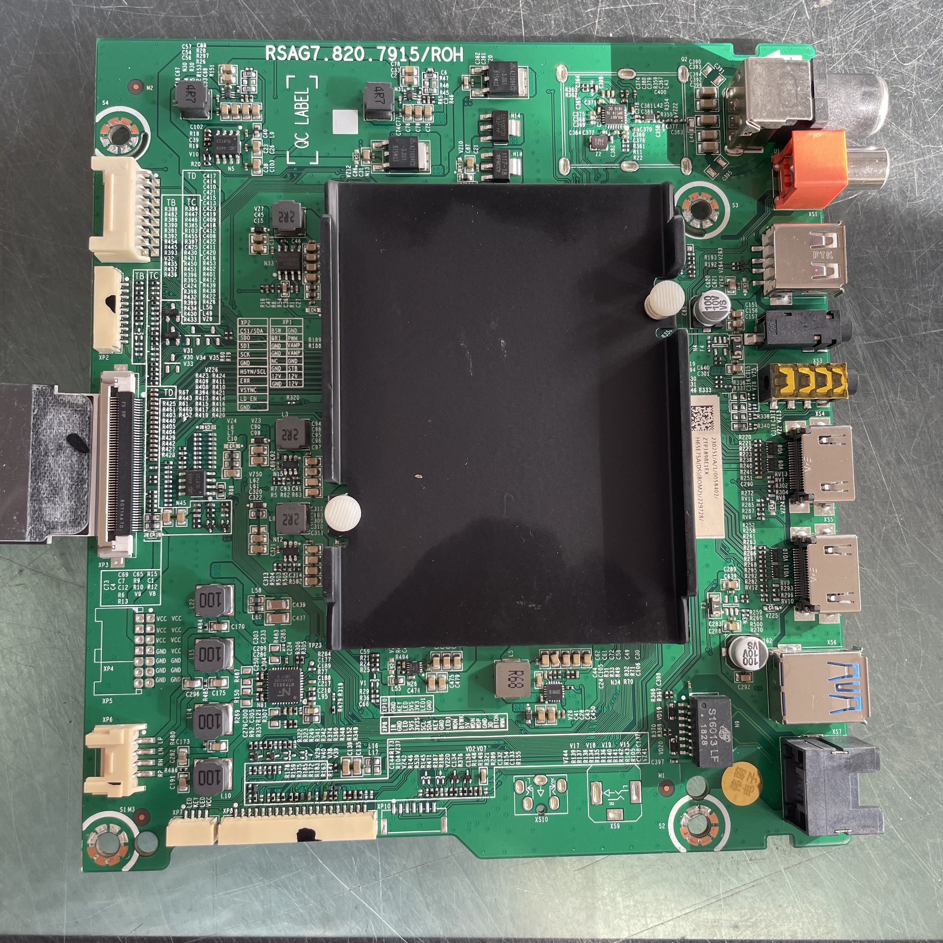 海信HZ60U7A主板RSAG7.820.7915物料3021696/222559屏\HE600S5U21