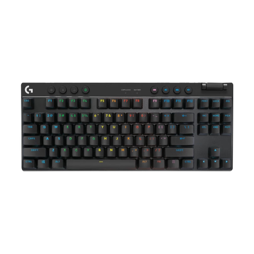 罗技G PRO X TKL无线机械键盘蓝牙三模式87键RGB背光电竞游戏